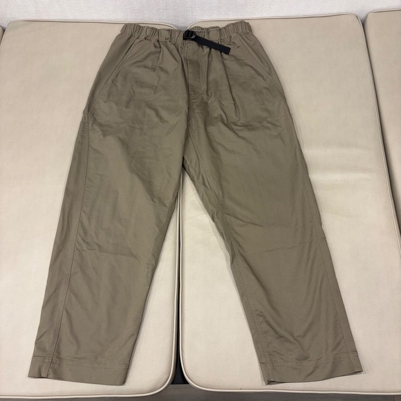 Goldwin Other - Goldwin Japan GL73352 Wide Tapered Pants Belted Elastic Waist Beige Outdoor Pant